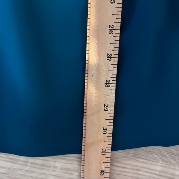 Camilyn Beth Blue Ruffle Collar Snap Back Cocktail Dress Size 2 - Picture 6 of 8